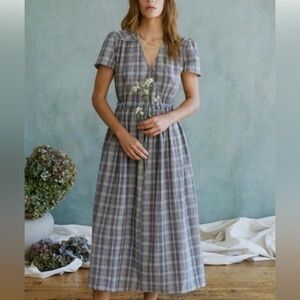 Christy Dawn azure hunter plaid dawn M